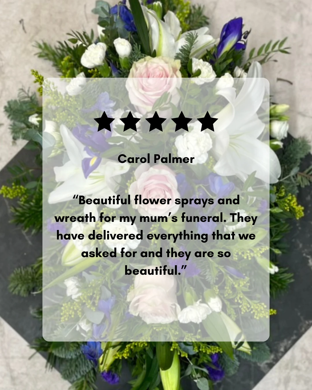 Carol Palmer - Funeral Tribute - Google Review