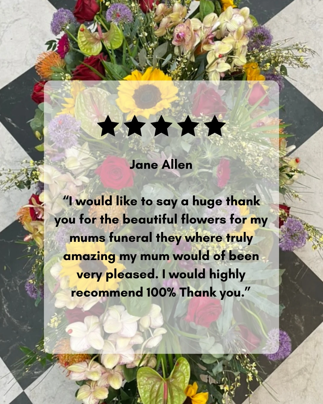 Sympathy Bouquet Review