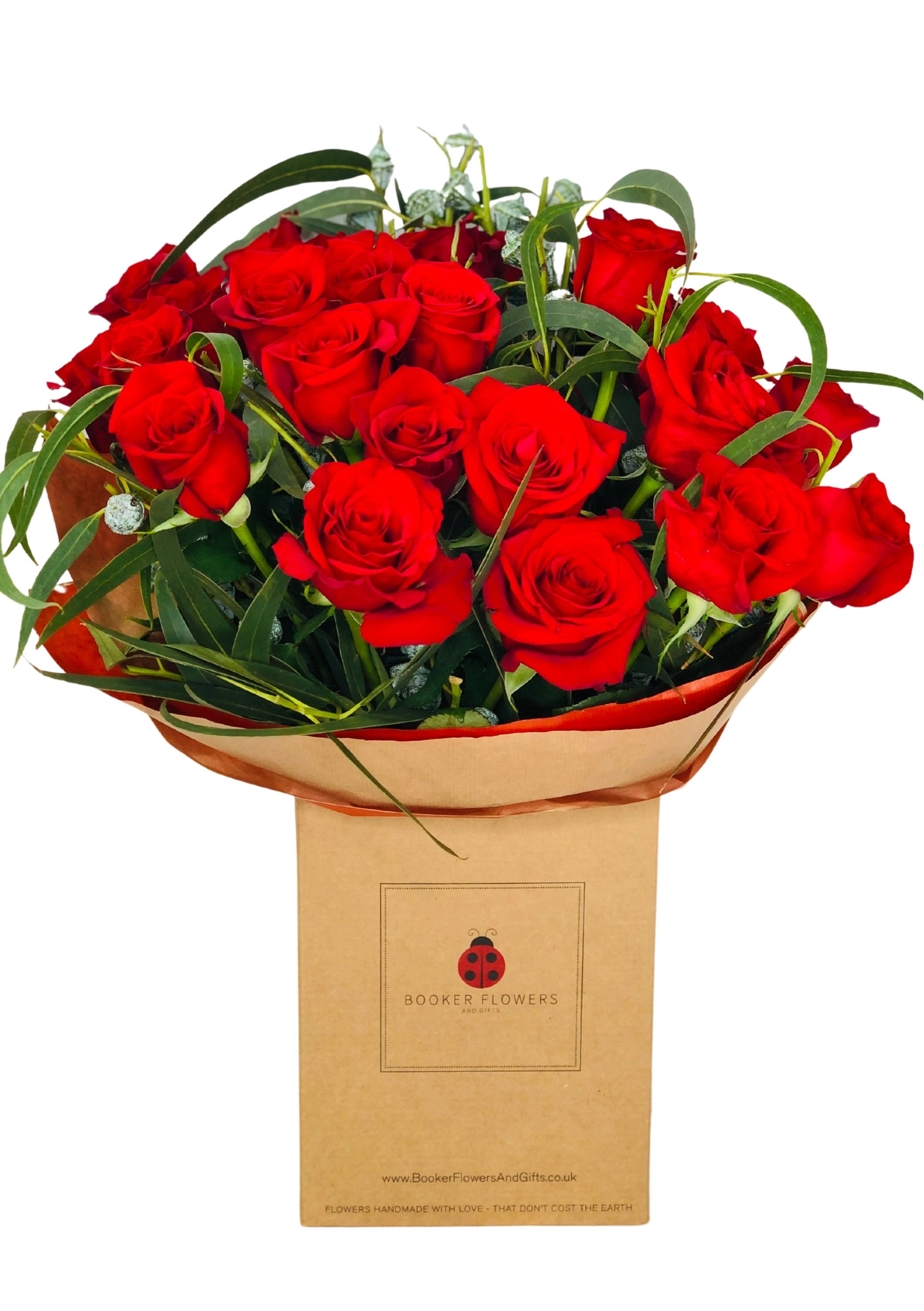 24 Red Roses Handtied Bouquet