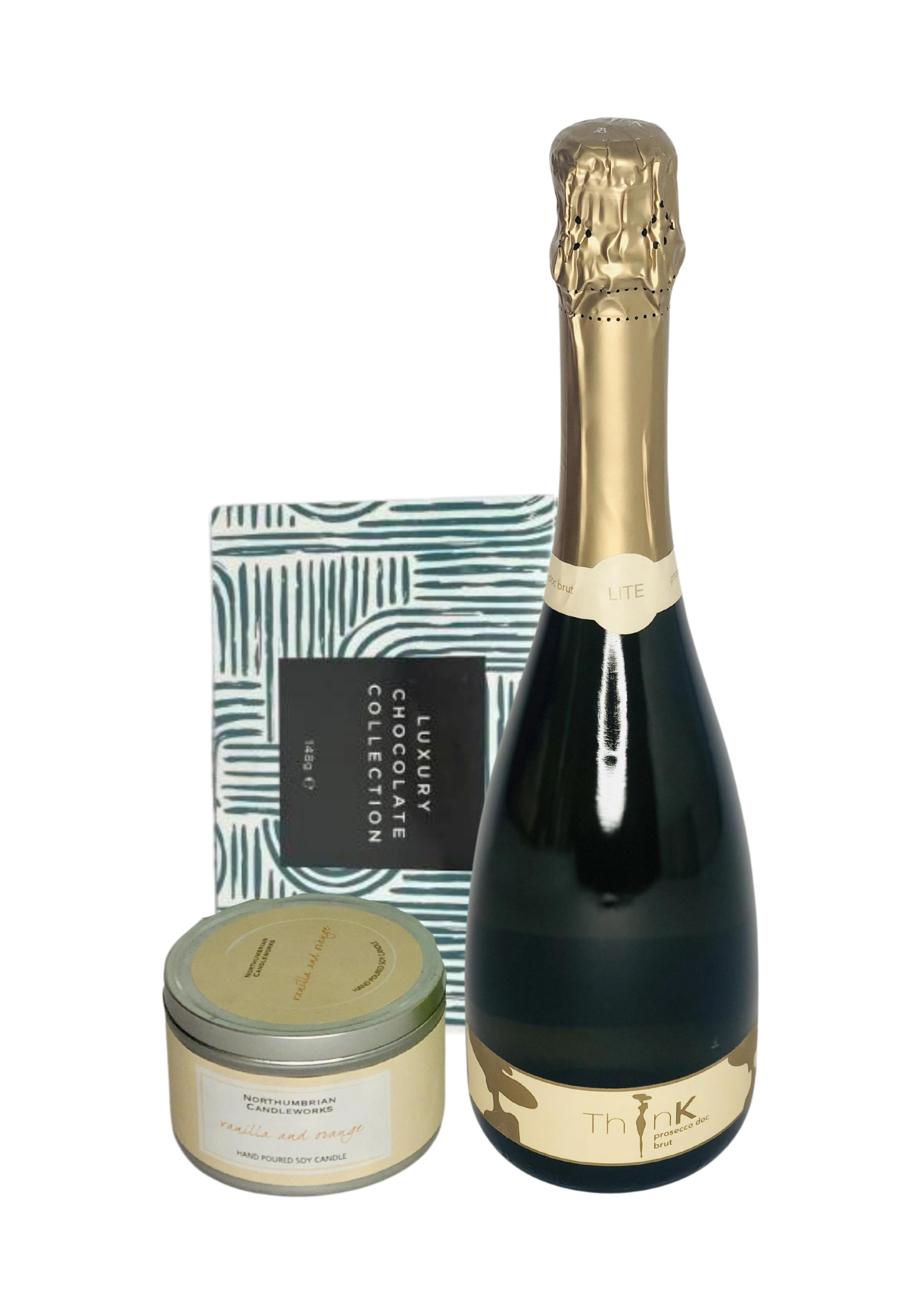 Beautiful Bubbles Gift Set - Prosecco Chocolates and Scented Candle Beautiful Bubbles Gift Set - Prosecco Chocolates and Scented Candle