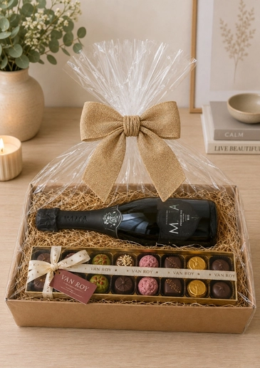 Belgian Chocolates and Prosecco Hamper Gift