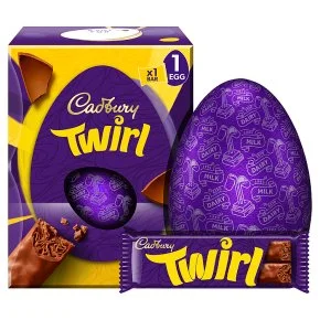 Cadburys Chocolate Easter egg Twirl Cadburys Chocolate Easter egg Twirl