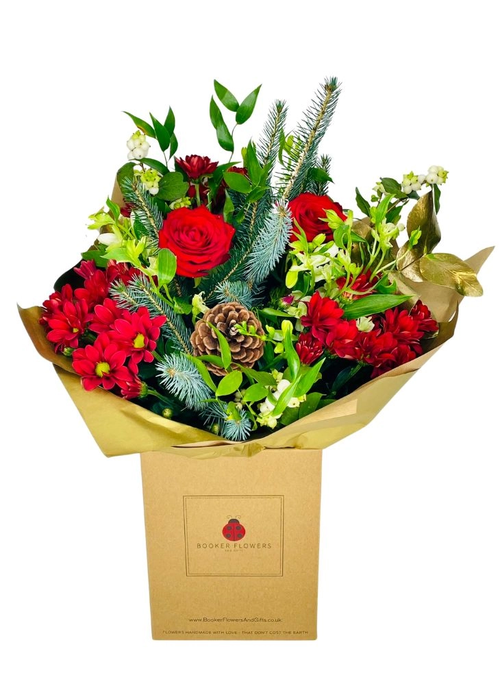 Christmas Cracker Bouquet of Flowers Christmas Cracker Bouquet of Flowers