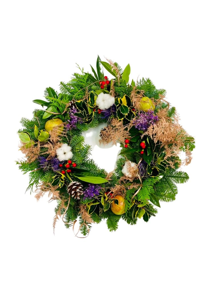 Christmas Door Wreath of Yuletide Splendor Christmas Door Wreath of Yuletide Splendor