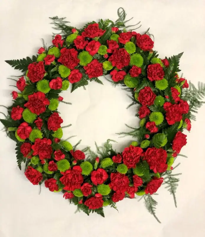 Classic Wreath - Red and Green