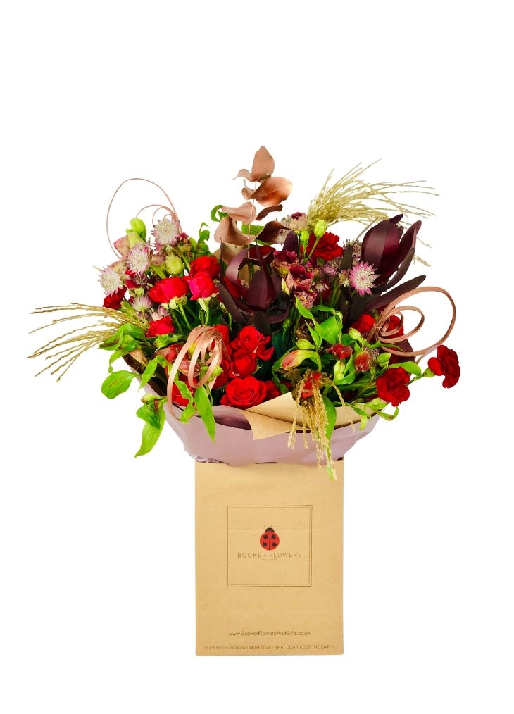 Copper Christmas Kisses Box of Flowers Copper Christmas Kisses Box of Flowers
