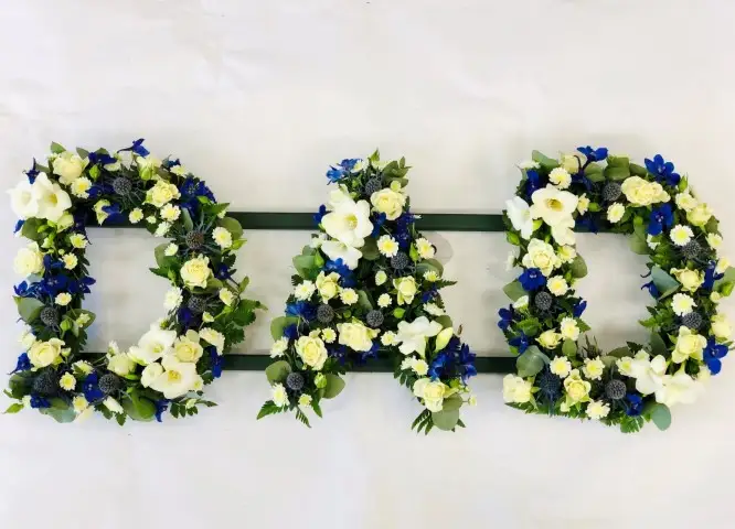 DAD Tribute in Blue and White DAD Tribute in Blue and White