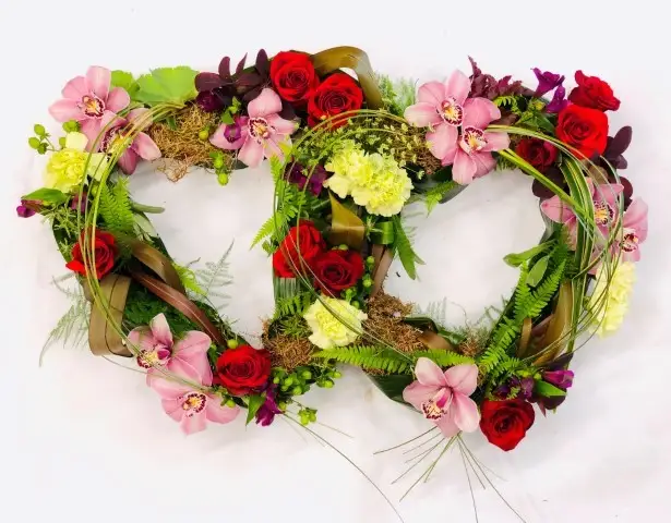 Double Heart Tribute - Mixed Double Heart Tribute - Mixed