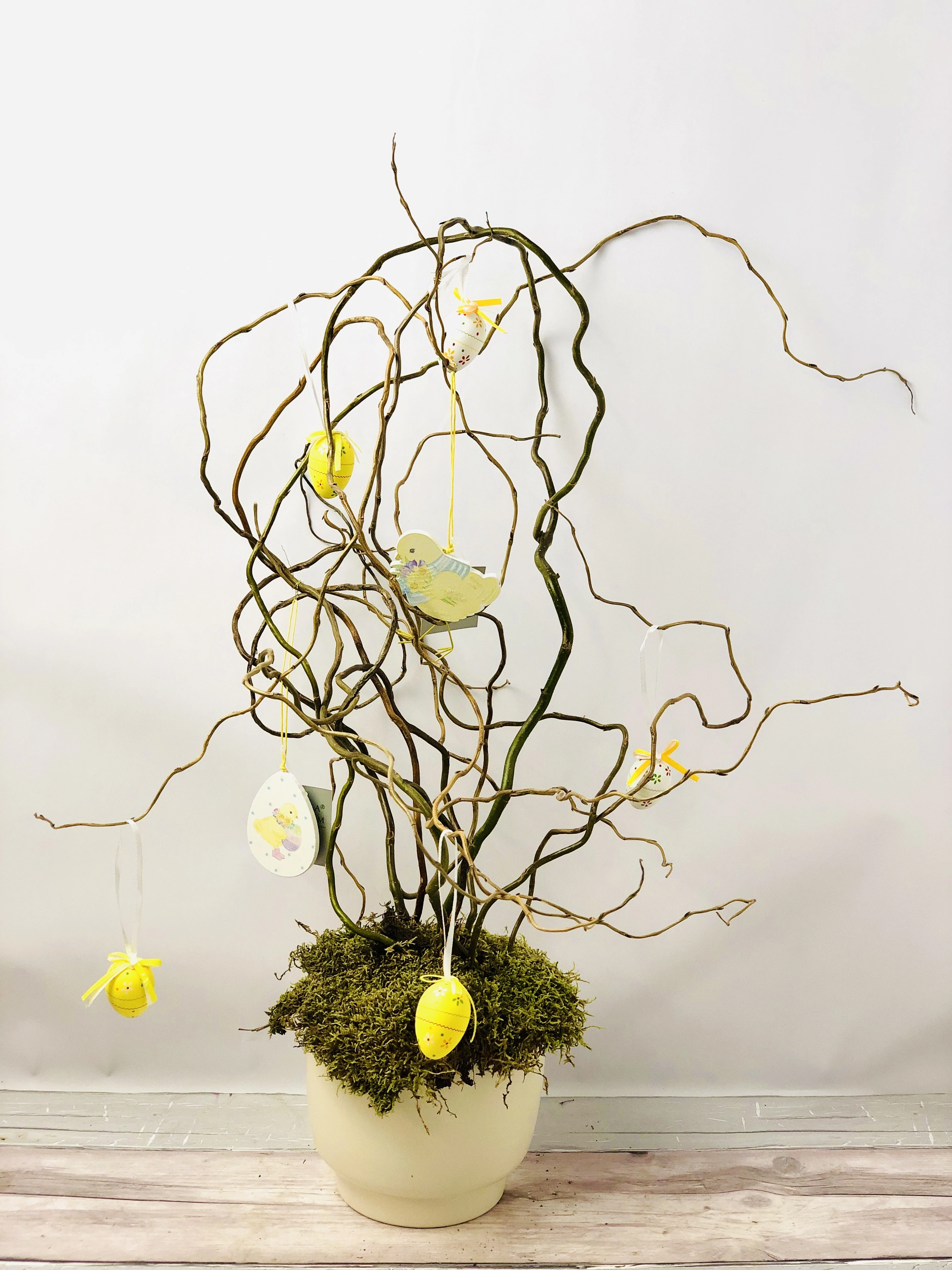 Easter Tree with Hanging Decorations