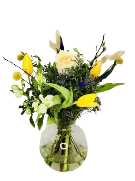 Easter Vase With Bunny Tails Easter Vase With Bunny Tails