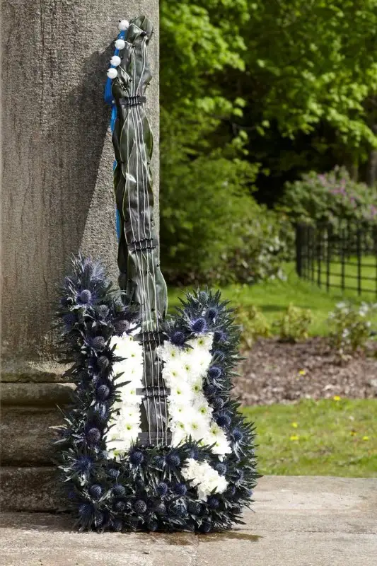 Electric Guitar Funeral Tribute Electric Guitar Funeral Tribute