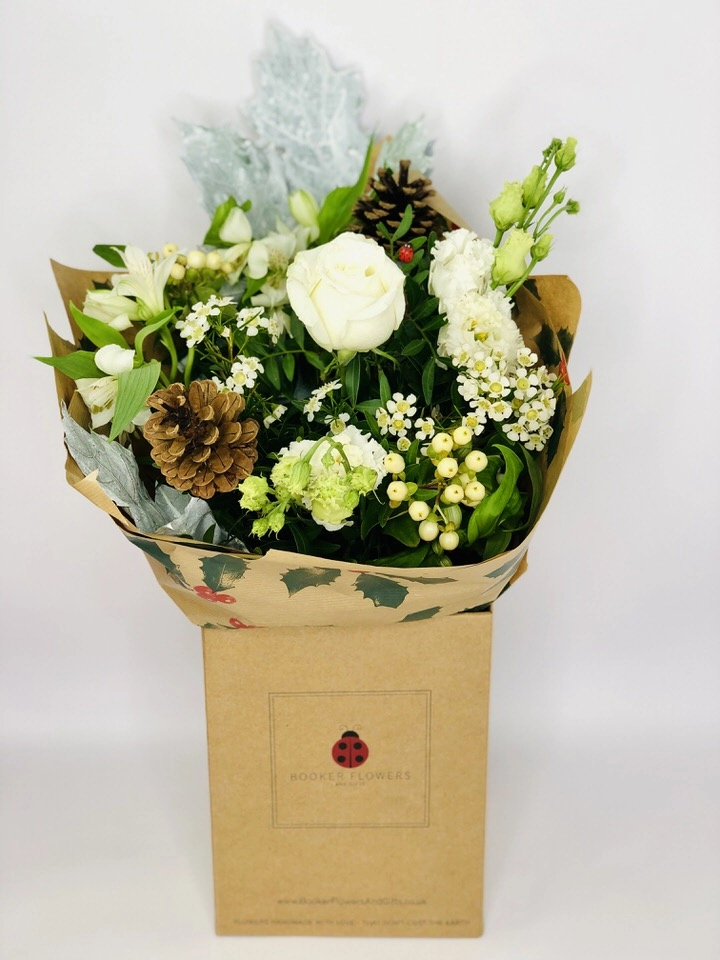 Frosty The Snowman Christmas Handtied Bouquet