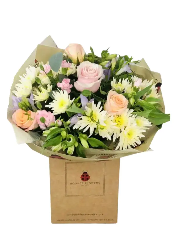 Happy Birthday Wishes Pastel Bouquet
