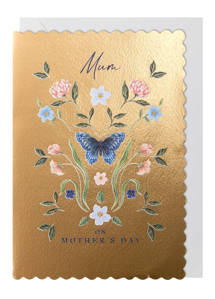 Happy Mothers Day Butterfly Greeting Card