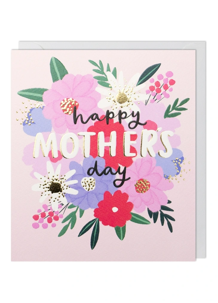 Happy Mothers Day Greeting Card Pretty Flowers