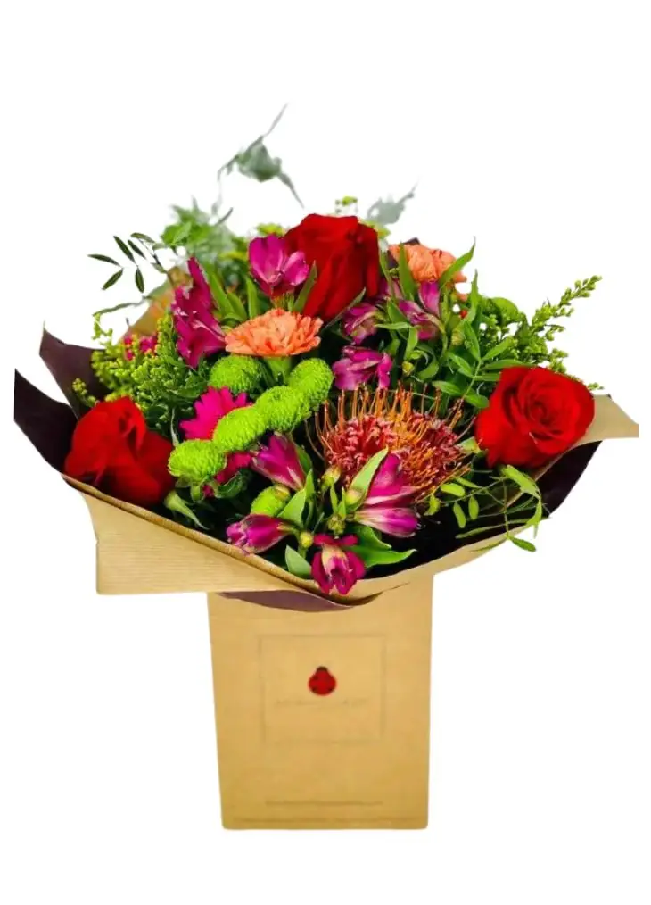 Here for you Bright and Vibrant Flowers in a box Here for you Bright and Vibrant Flowers in a box