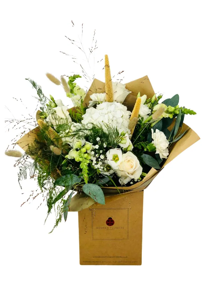 Large On Cloud 9 Whites and Greens Hand Tied Bouquet Large On Cloud 9 Whites and Greens Hand Tied Bouquet
