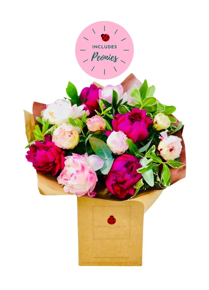 Luxury Peony Bouquet of Flowers