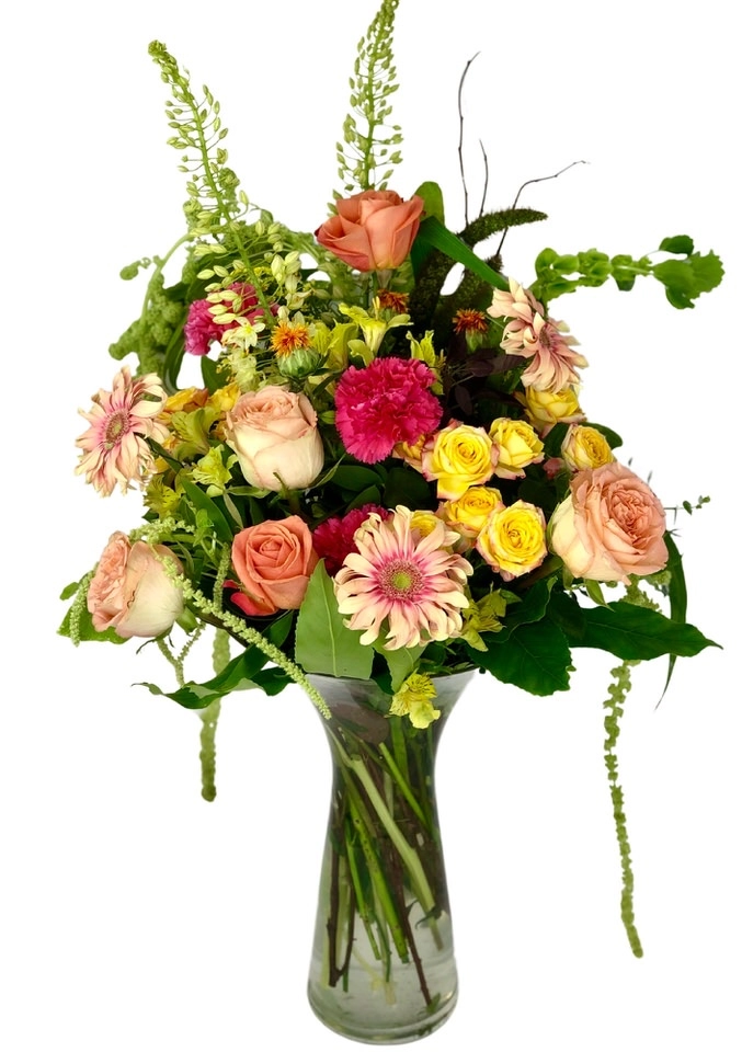 Luxury Sunset Fizz Vase Arrangement Luxury Sunset Fizz Vase Arrangement