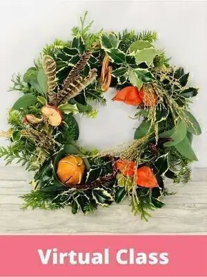 Make Your Own Traditional Christmas Door Wreath With DIY Kit