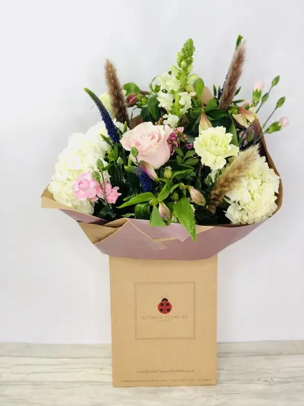 Mothers Day Hugs and Frills Hand Tied Bouquet