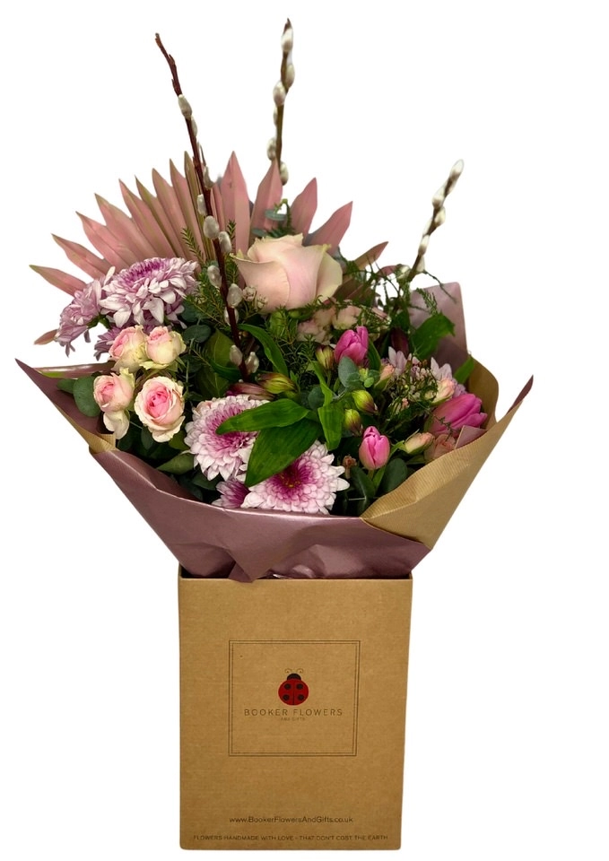 Mothers Day Number 1 Fan Pink Bouquet