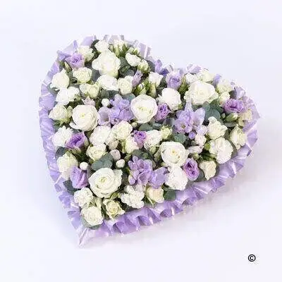Pastel Heart - Lilac and White Pastel Heart - Lilac and White