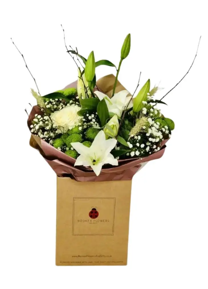 Pure and Simple Neutral Hand Tied Bouquet Pure and Simple Neutral Hand Tied Bouquet