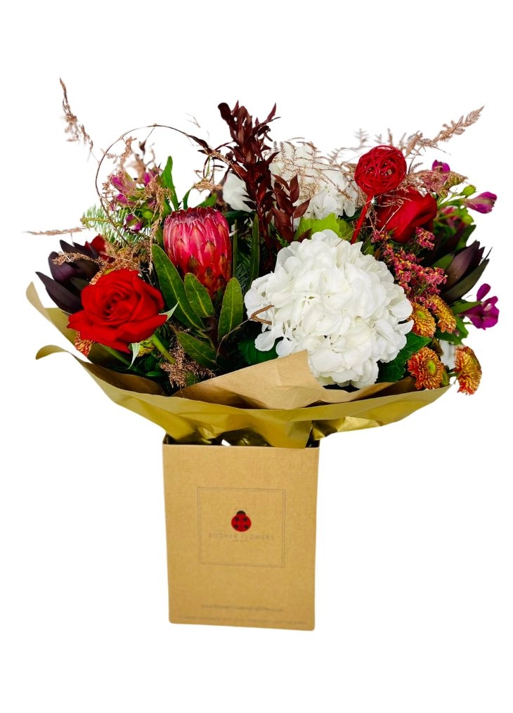Rudolph Radiance Christmas Fresh Flowers in a Bouquet Rudolph Radiance Christmas Fresh Flowers in a Bouquet