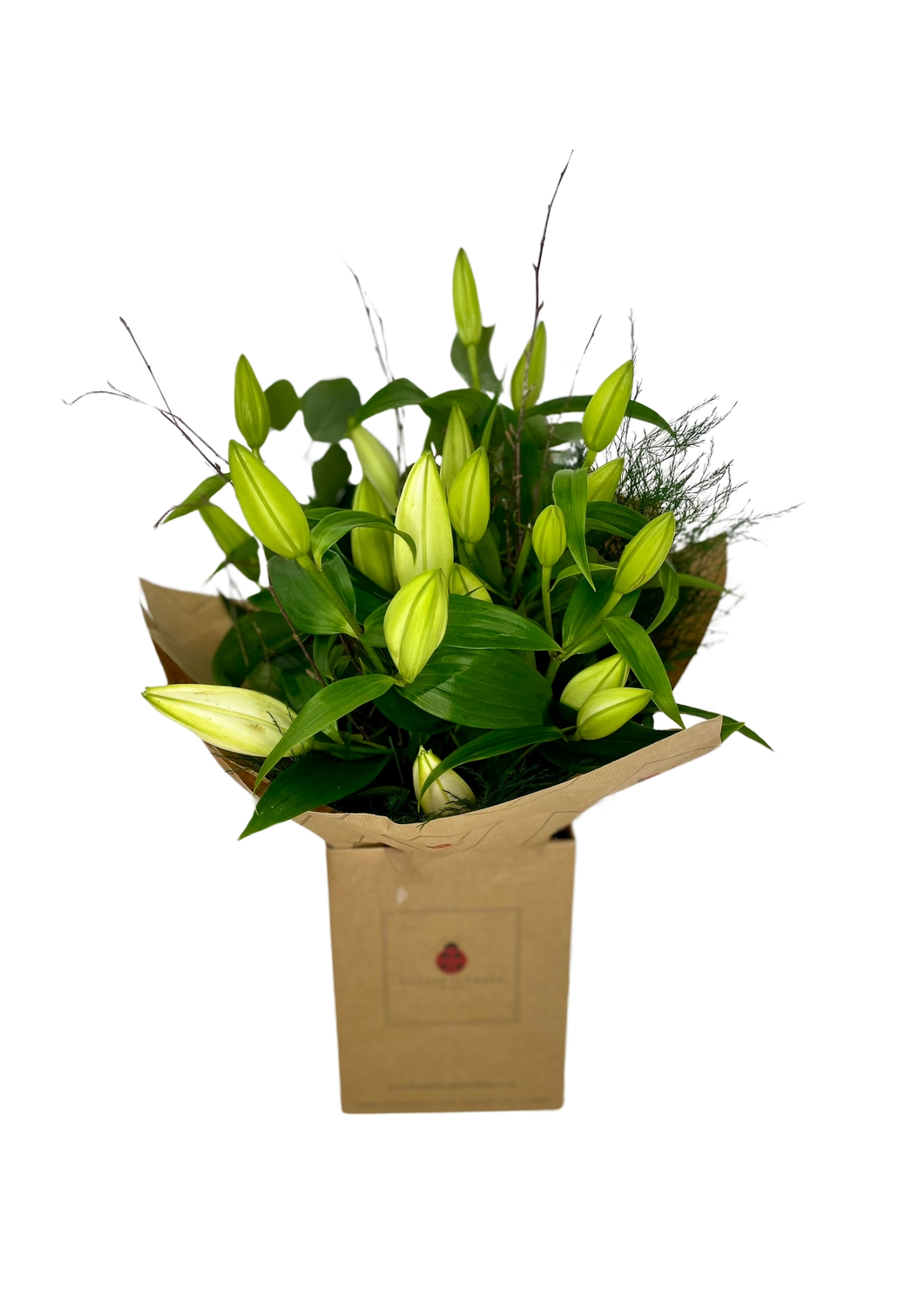 Stunning Scented White Lily Bouquet