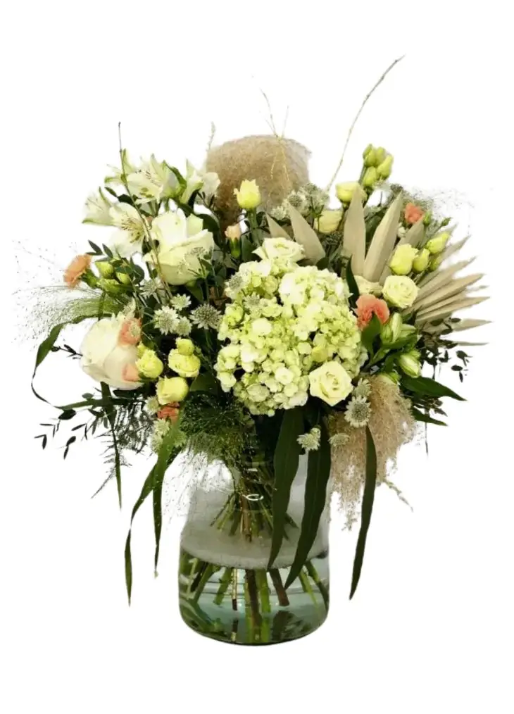 Sugar and Spice Vase of Neutral Flowers Sugar and Spice Vase of Neutral Flowers