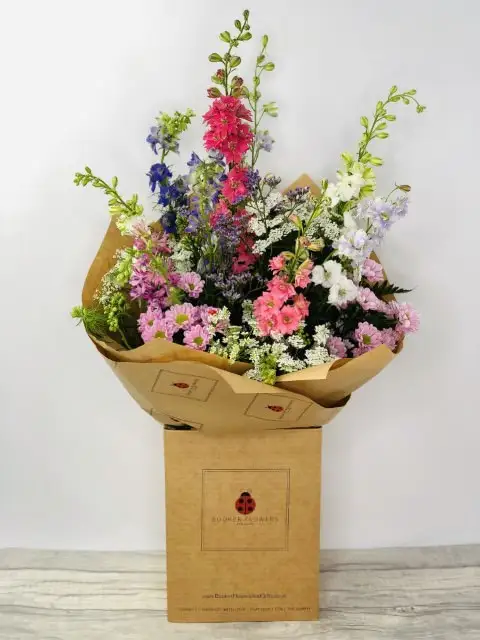 Summer Larkspur Bouquet of Flowers