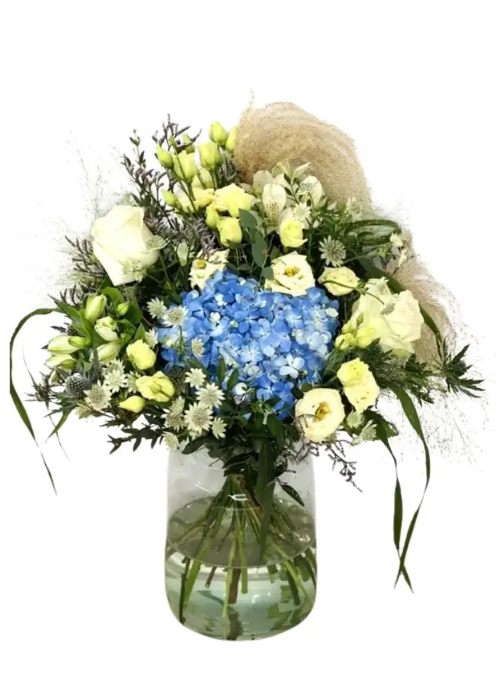 Thinking of you Vase of Blue Flowers Thinking of you Vase of Blue Flowers