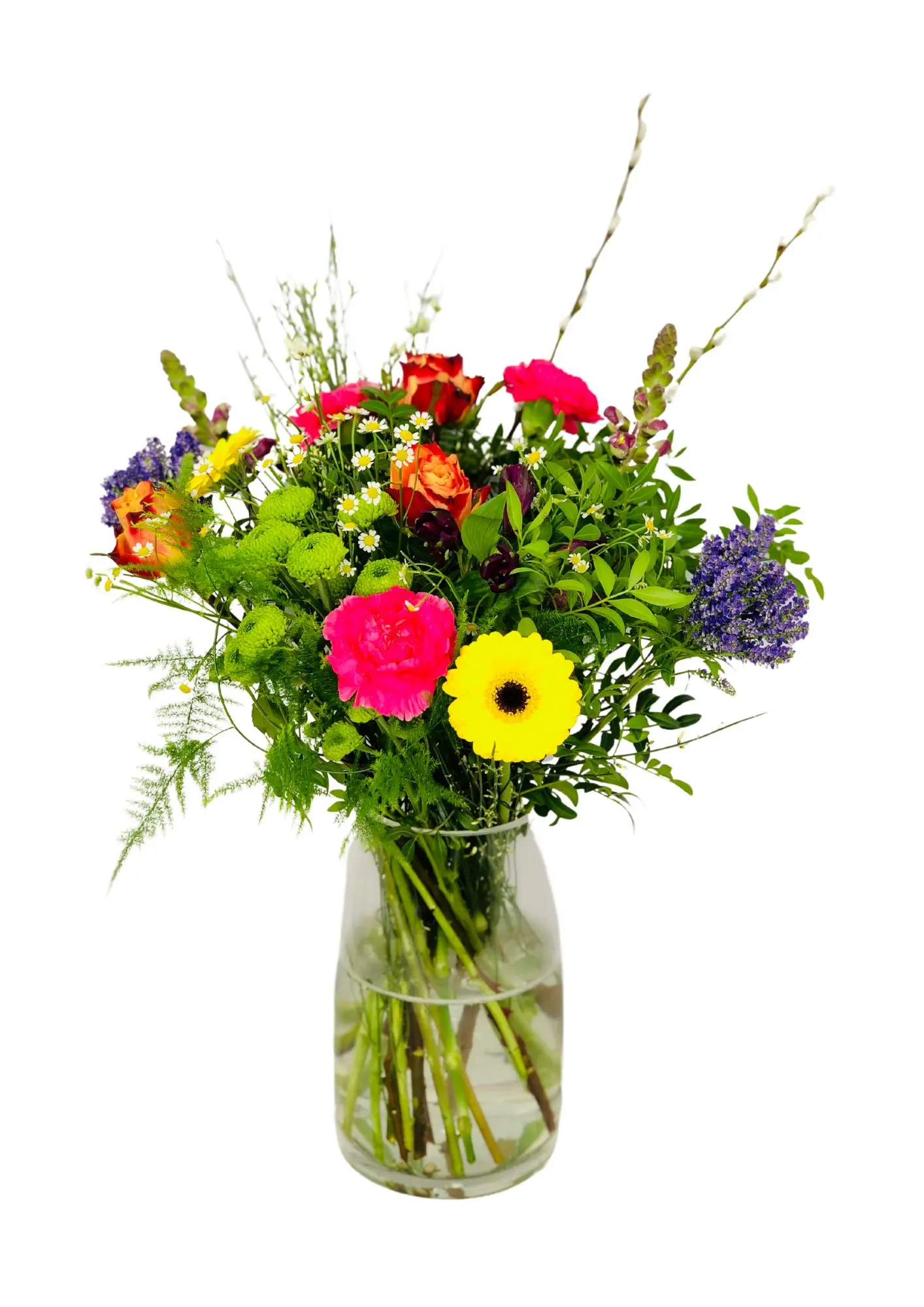 Vibrant Mothers Day Vase of Flowers