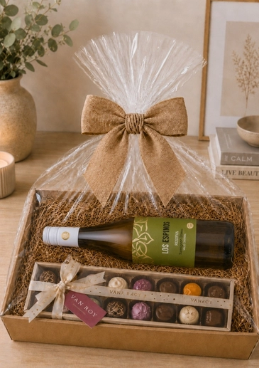 White Wine and Chocolate Gift Hamper